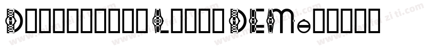 Deflagrate Light DEM字体转换